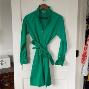 Corduroy shirt dress